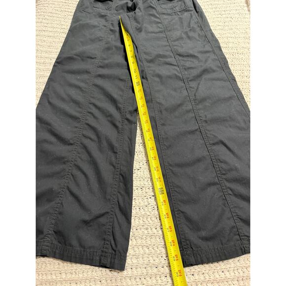 NWT Divided H&M Cargo Pants Casual Wide Leg Women's Size 6 Cotton Black - Picture 4 of 9